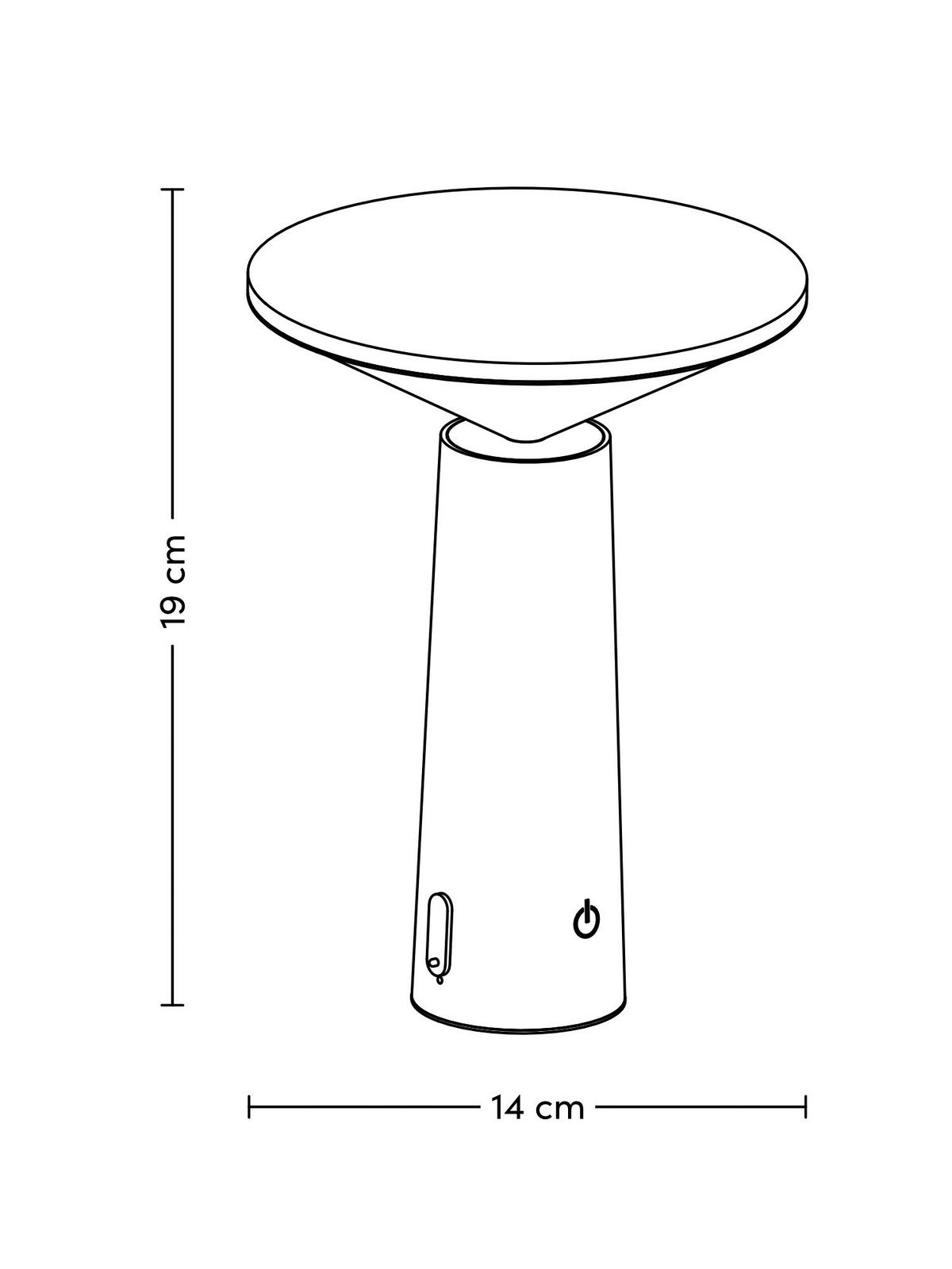 Zunanja Led-svetilka Kolim - črna, Romantika, umetna masa (14/19cm) - Modern Living