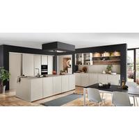 Einbauküche Riva in Betonfarben/Sandfarben - Sandfarben, MODERN, Holzwerkstoff - Nobilia
