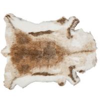 Kunstfell Rudolf in Braun ca. 90x110cm - Braun, MODERN, Textil/Fell (90/110cm) - Modern Living