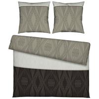 Bettwäsche Erik XXL Grau ca. 200x200cm - Grau, KONVENTIONELL, Textil (200/200cm) - Modern Living
