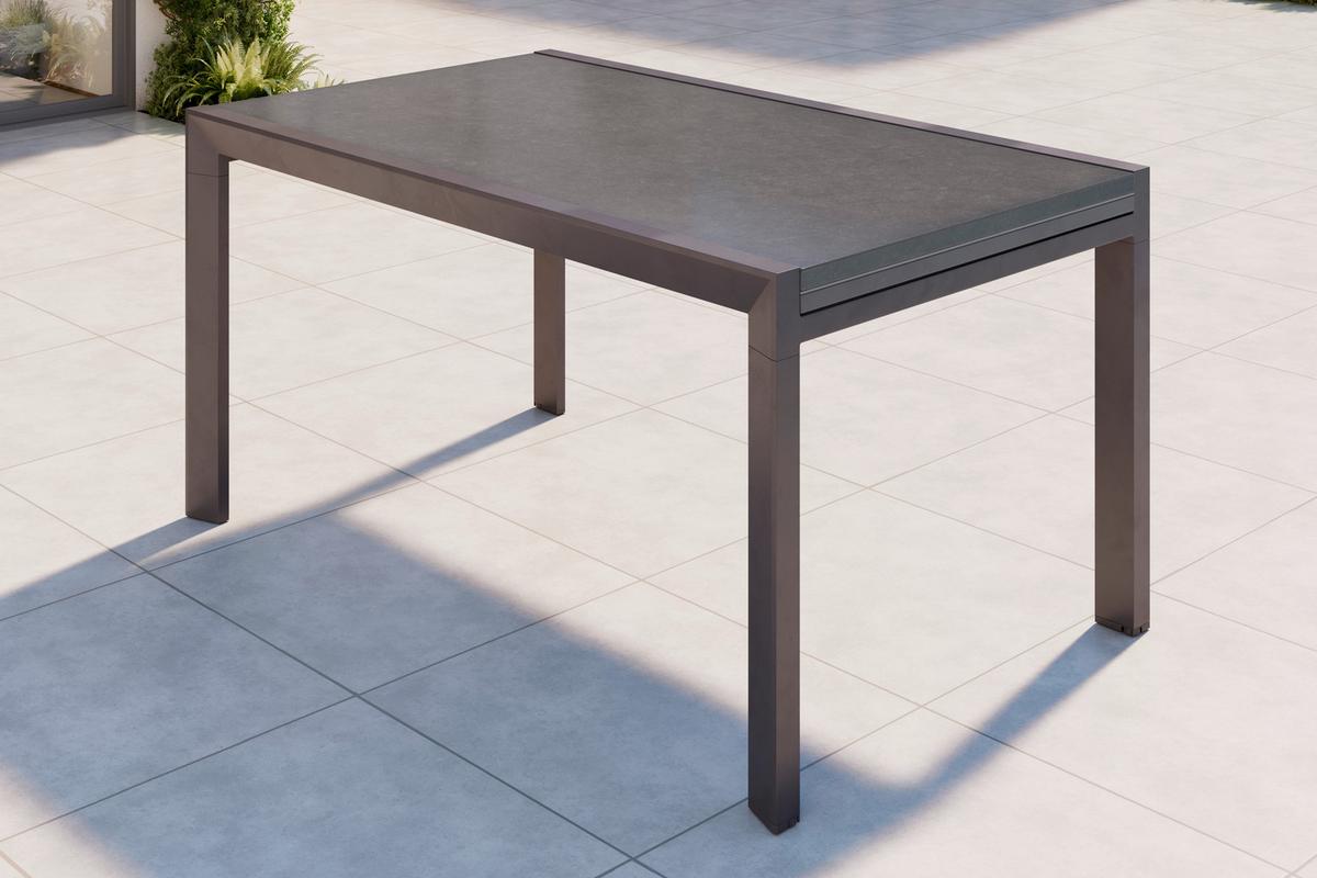 Produljivi Stol 148-250 Cm Lisa - antracit, Moderno, staklo/metal (150-250/90/75,5cm) - Mömax