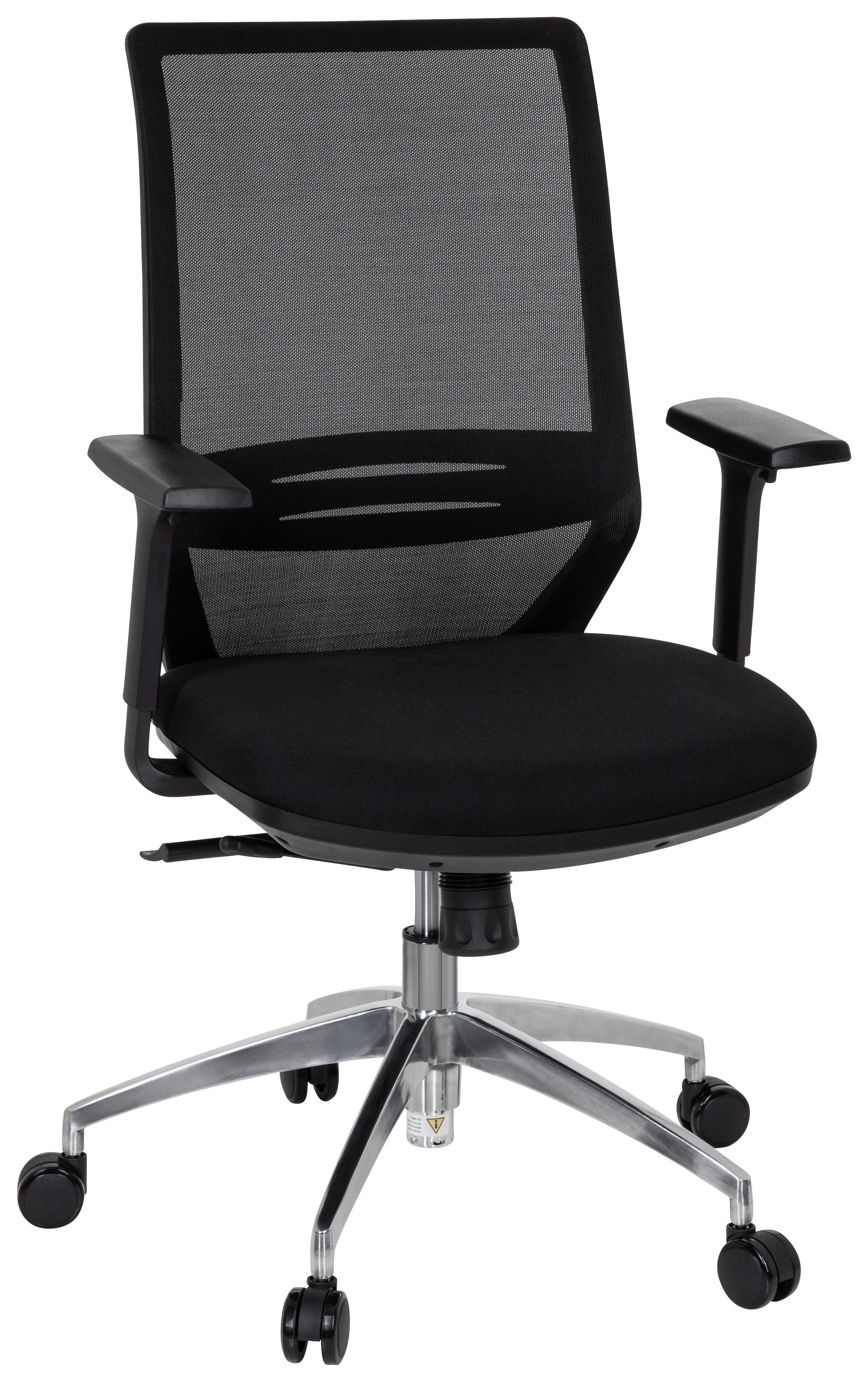 Vrtljivi Stol Profondo, Črna - črna, Moderno, kovina/umetna masa (60/110/61cm) - MID.YOU