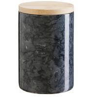 Ételtároló Doboz Marble-S - fekete, Modern, műanyag/kő (9/12,5cm) - Premium Living