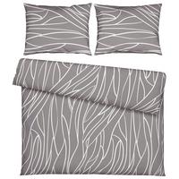 Bettwäsche Juliane XXL Grau ca. 200x220cm - Grau, KONVENTIONELL, Textil (200/220cm) - Mömax