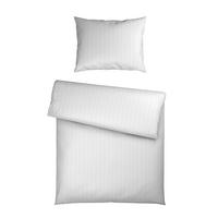 Posteljnina Dobby Raute - bela, tekstil (140/200cm) - Mömax