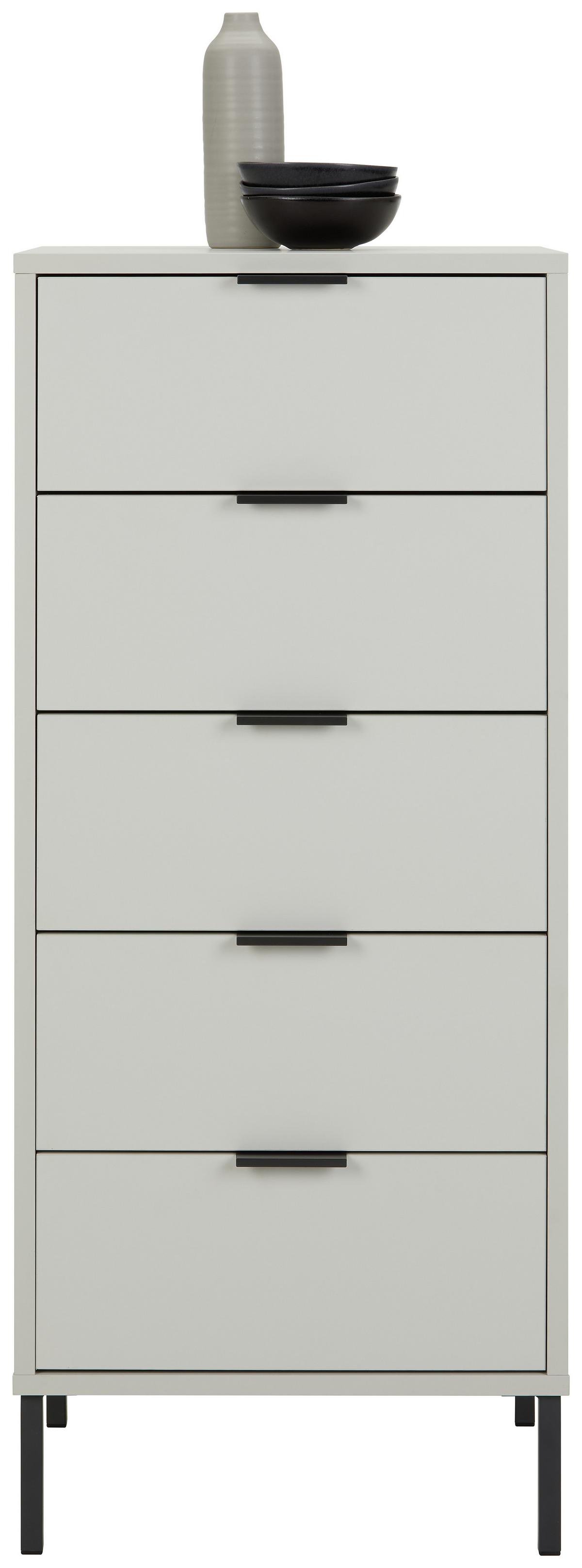 Komoda Bounty - siva/antracit, Moderno (51/108/45cm) - Premium Living