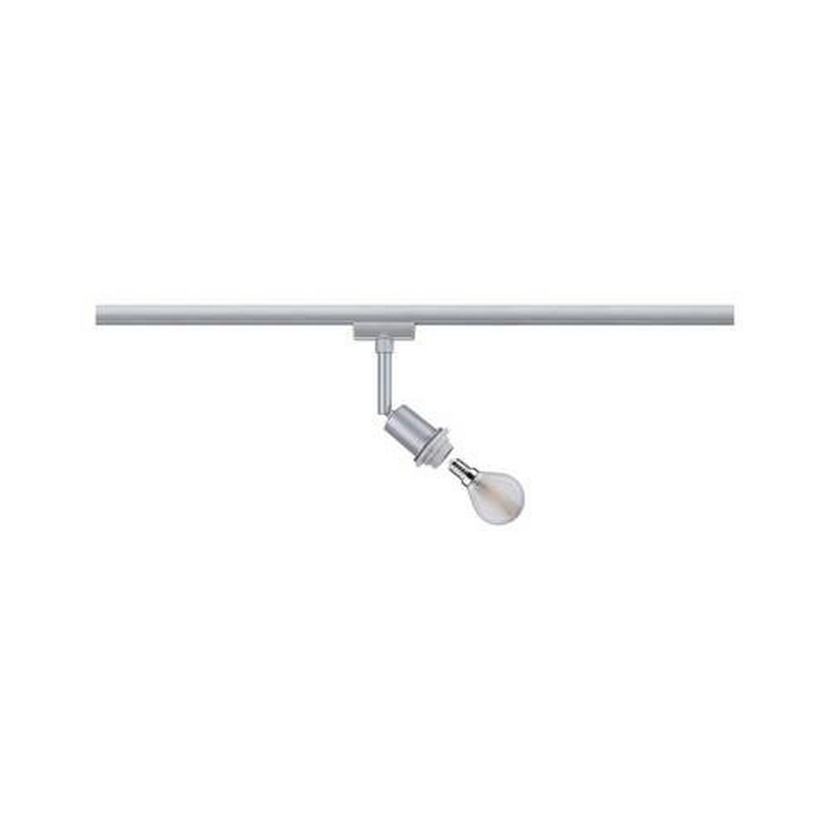 Schienensystem-Strahler Basic Spot max. 20 Watt - Chromfarben, Basics, Kunststoff/Metall (4,4/16,3cm) - Paulmann