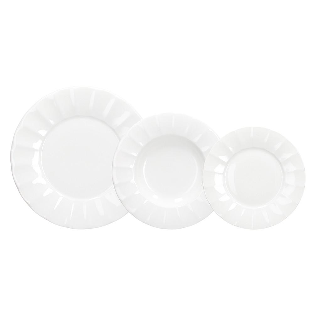 Servis Queen Bianco, Set 18/1 - bijela, Basics, keramika (29,5cm) - Tognana