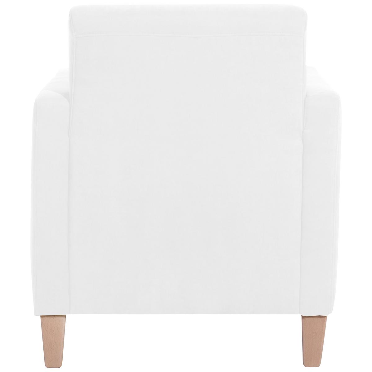 SESSEL MILLA - Creme/Naturfarben, Design, Holz/Textil (71/81/70cm) - Max Winzer