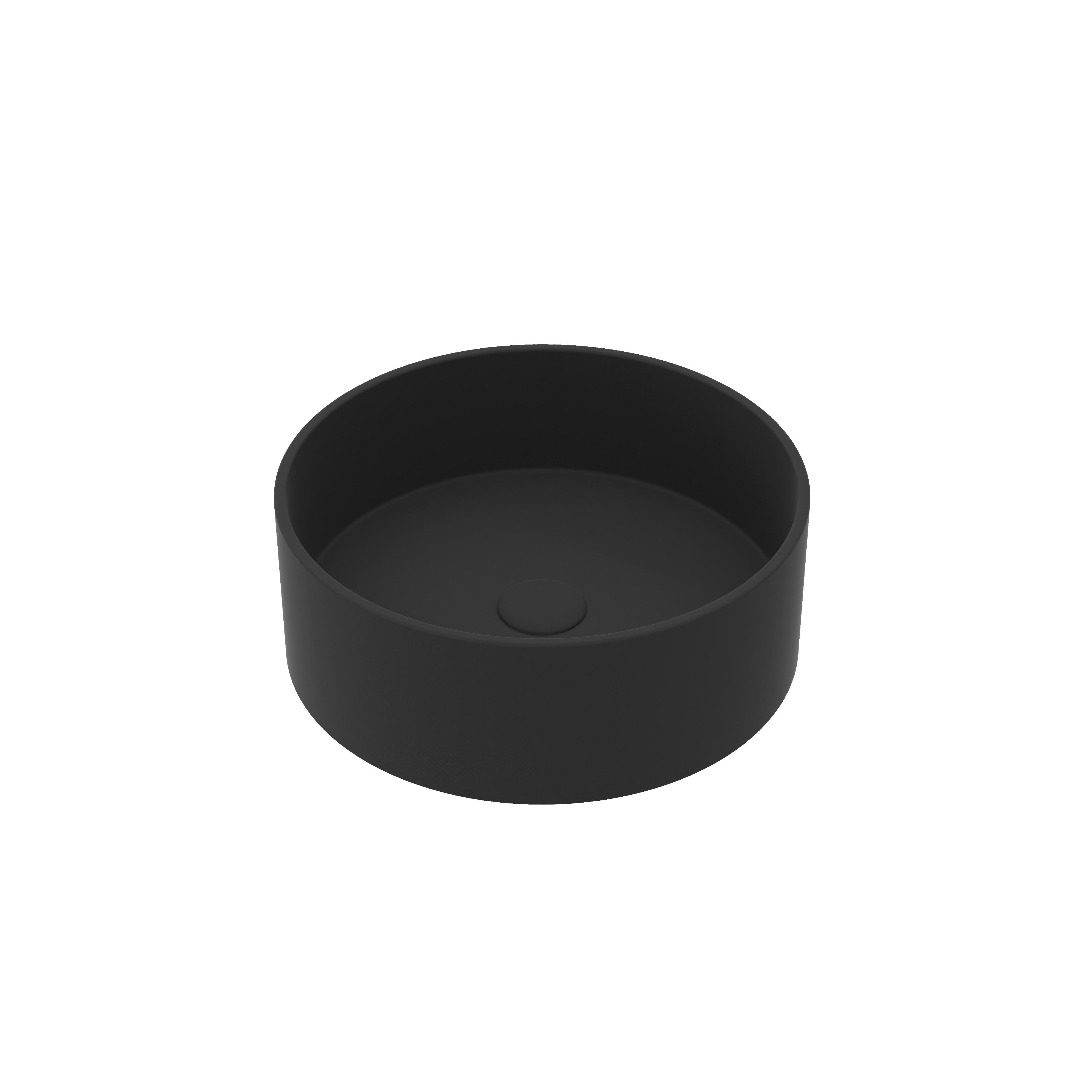 Lavoar Lavabi - negru, Modern, ceramică (36cm)