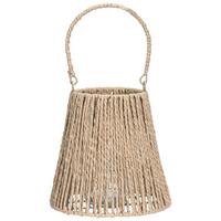 Lámpás Stripe - natúr színű, Üveg/fém (20/20/20cm) - Modern Living