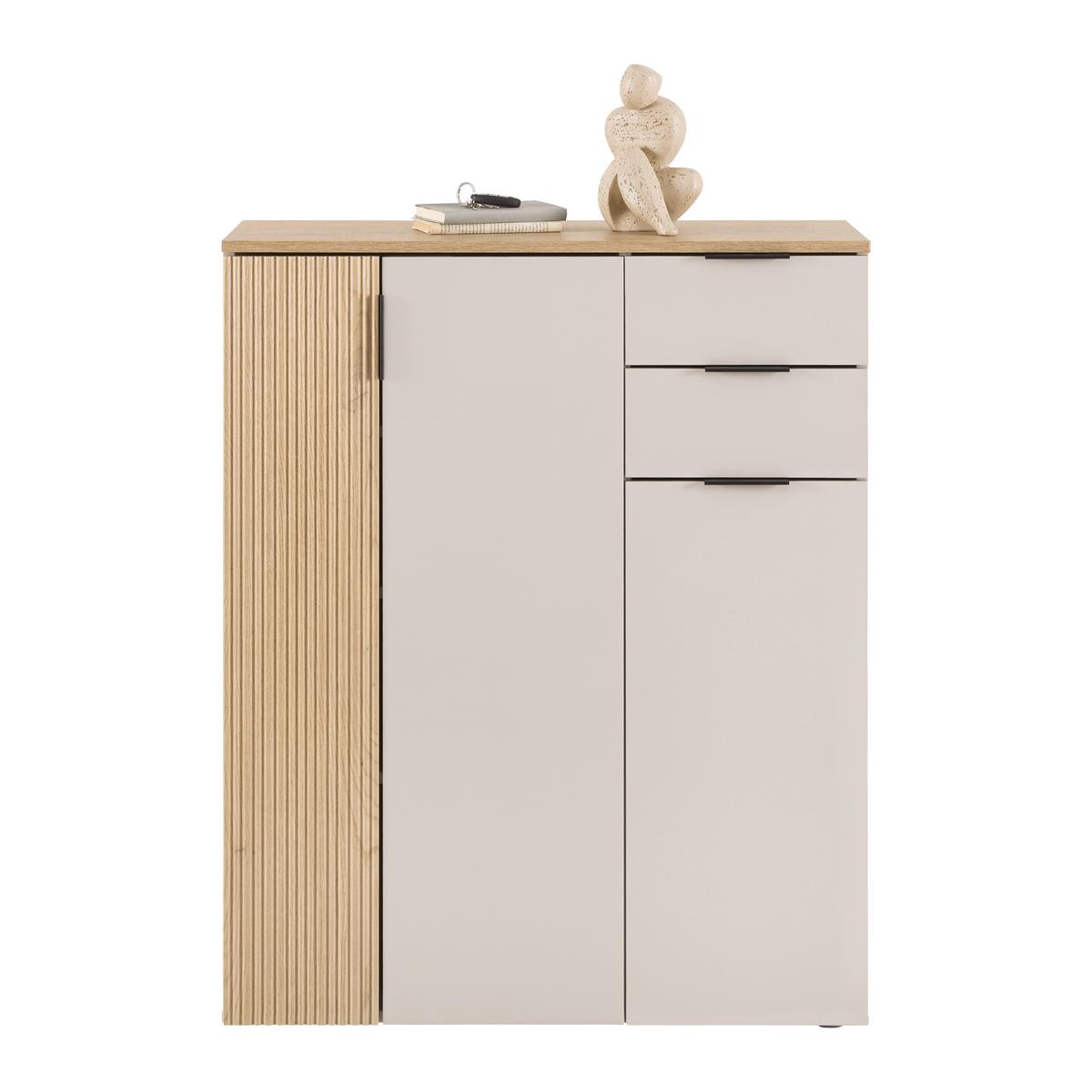 Cipelarnik Cannes - kašmir/boja hrasta, Moderno, pločasti materijal/plastika (90/110/40cm) - Modern Living