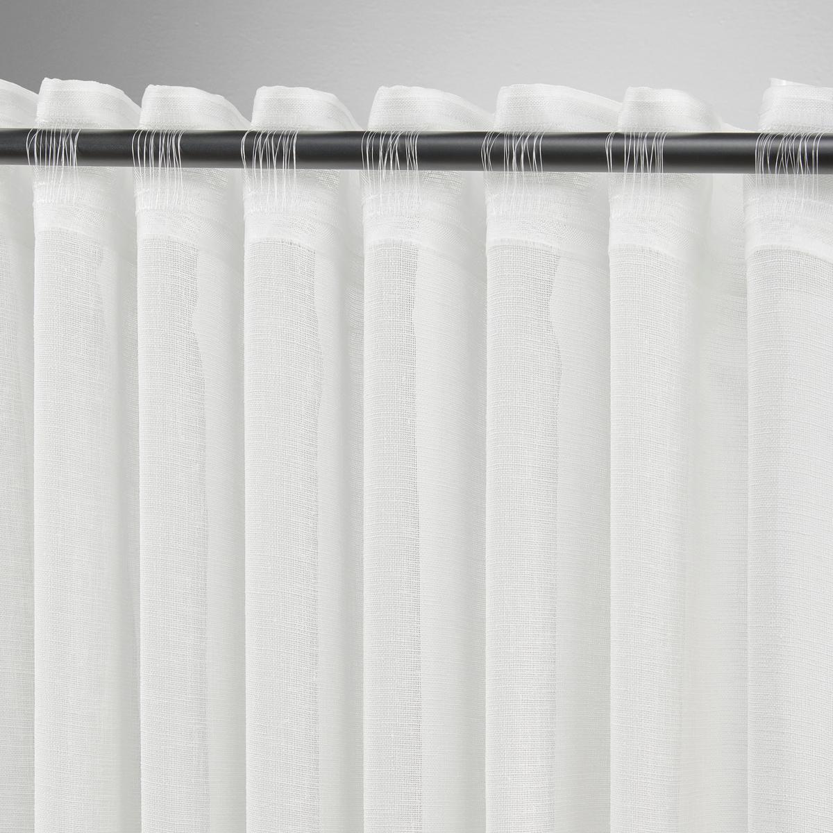Fertigvorhang Sigrid Weiss ca. 300x245cm - Weiß, KONVENTIONELL, Textil (300/245cm) - Premium Living