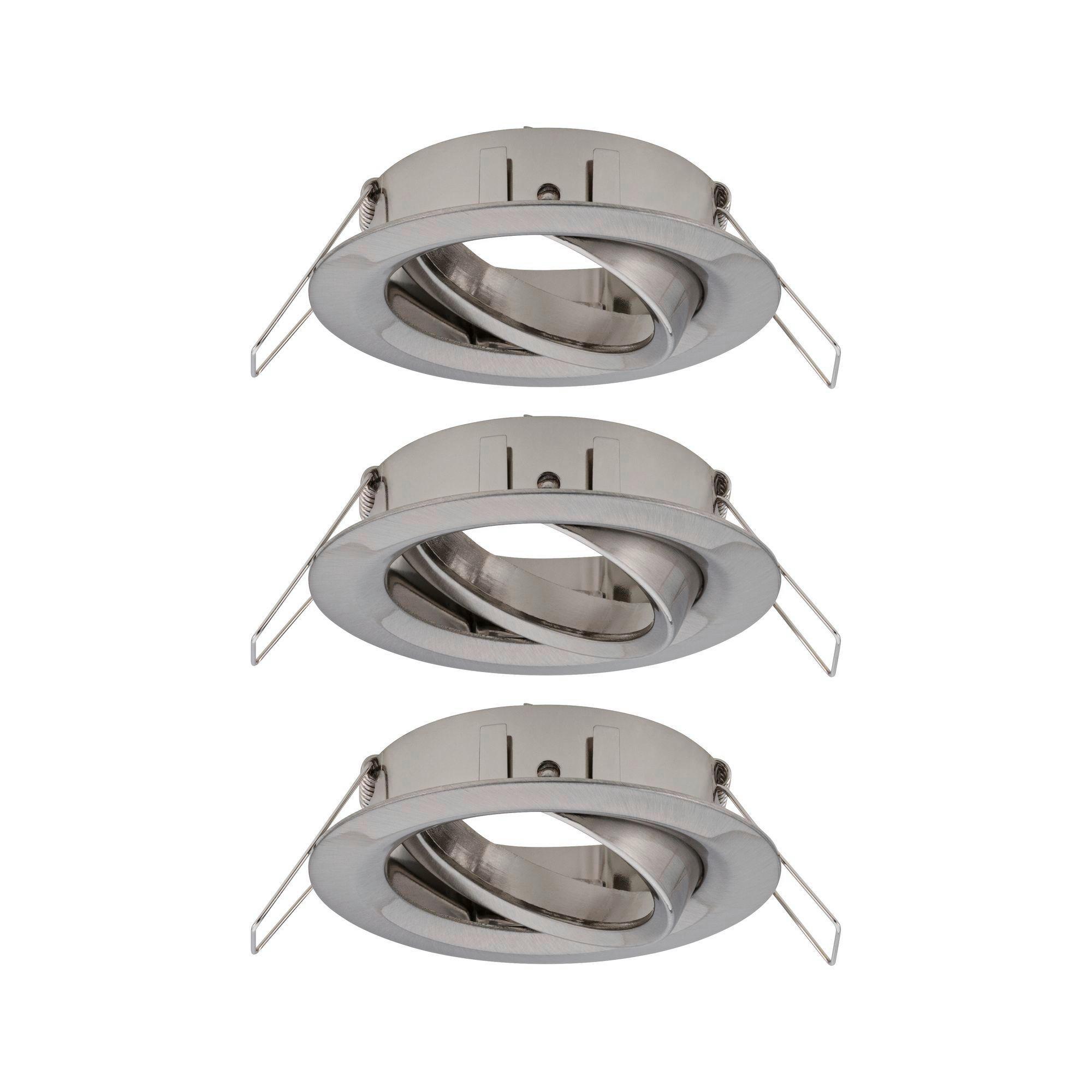 Deckenleuchte Choose! Spot Set max. 10 Watt, 3-teilig - Alufarben, Basics, Metall (8,4cm) - Paulmann