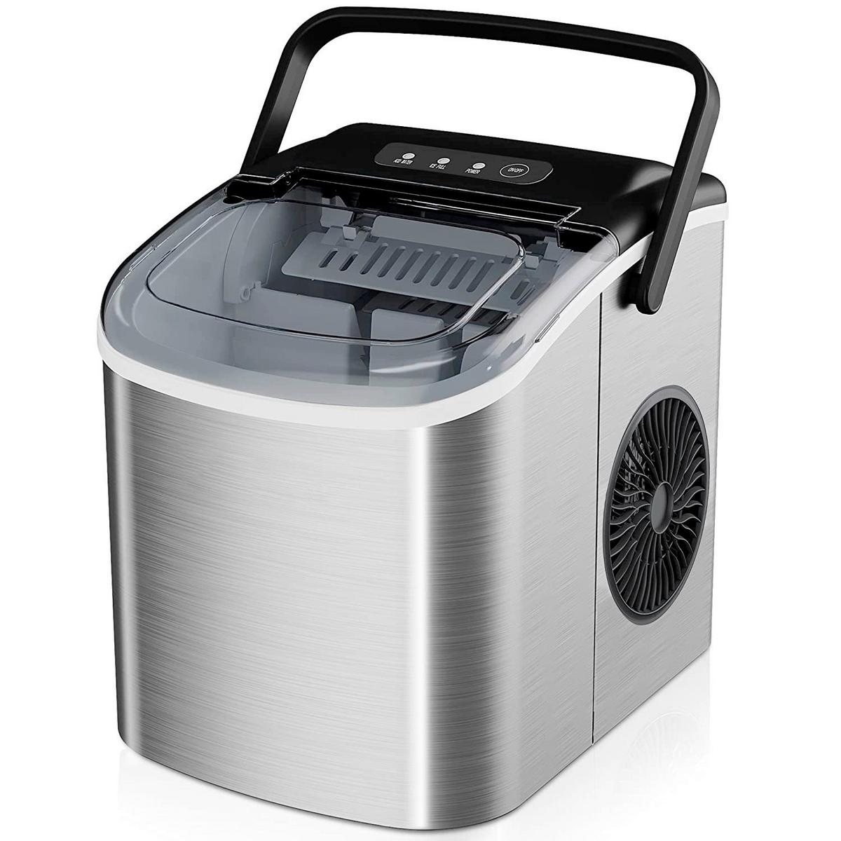 HAUSHALTSSORTIMENT EISWÜRFELMASCHINE - Hellgrau, Metall (32/26/32cm)