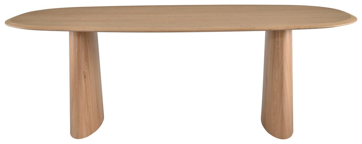 Jedilna Miza Palma, Barva Hrasta, 220x110 - naravne barve, Moderno, leseni material/les (220/110/75cm) - MID.YOU