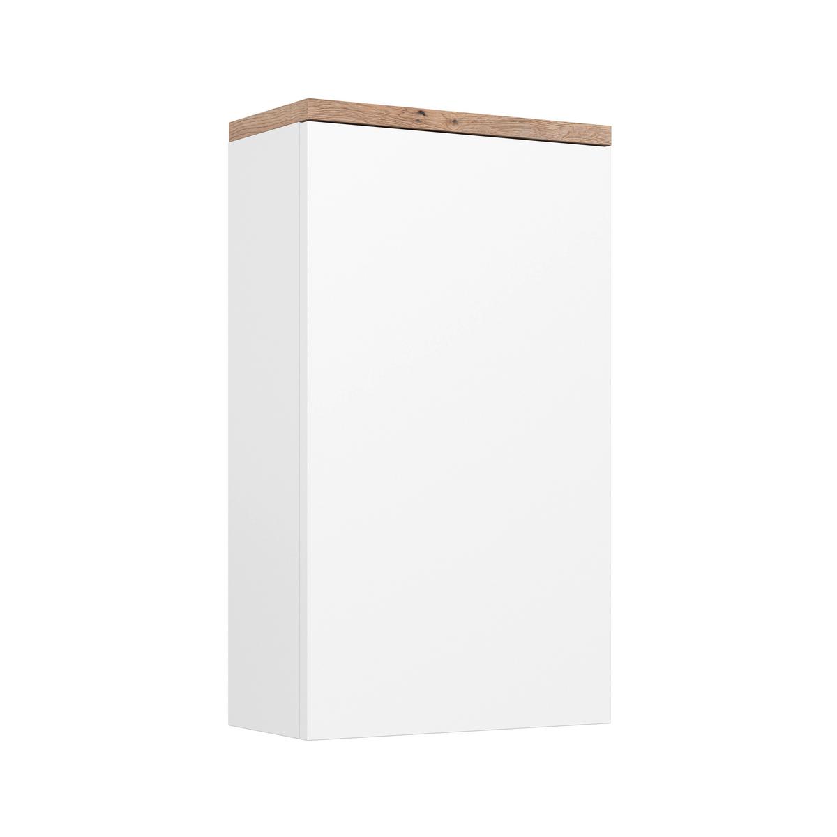 Viseča Omara Marbella, Bela, Hrast - bela, Moderno, leseni material (40/70/20cm) - Mömax