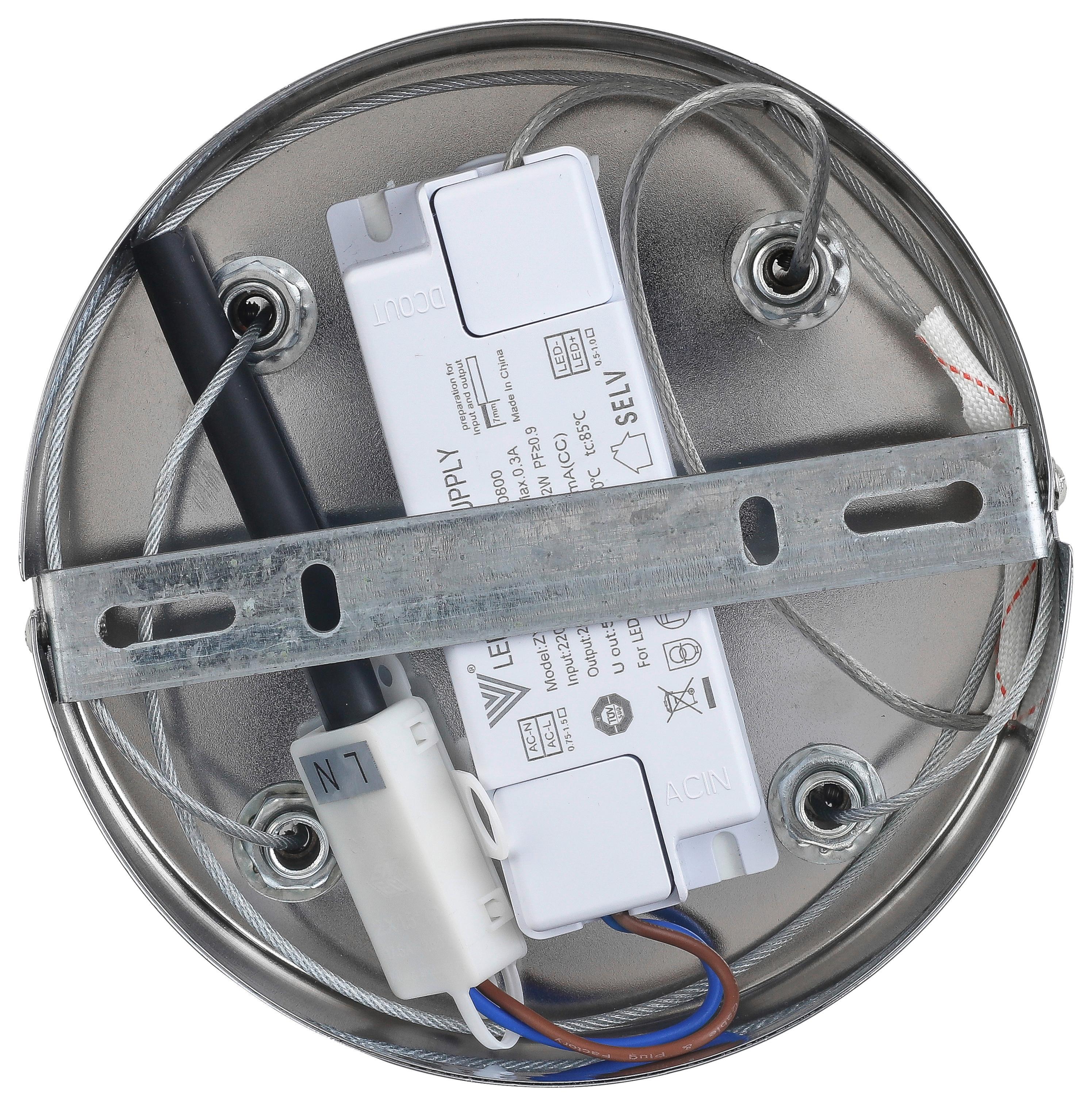 LED-HÄNGLAMPA LENORE - kromfärg, Modern, metall/plast (60/120cm) - Premium Living