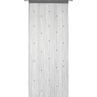Zsinórfüggöny Perle 90/245cm - antracit/fehér, Romantik / Landhaus, textil (90/245cm) - Modern Living