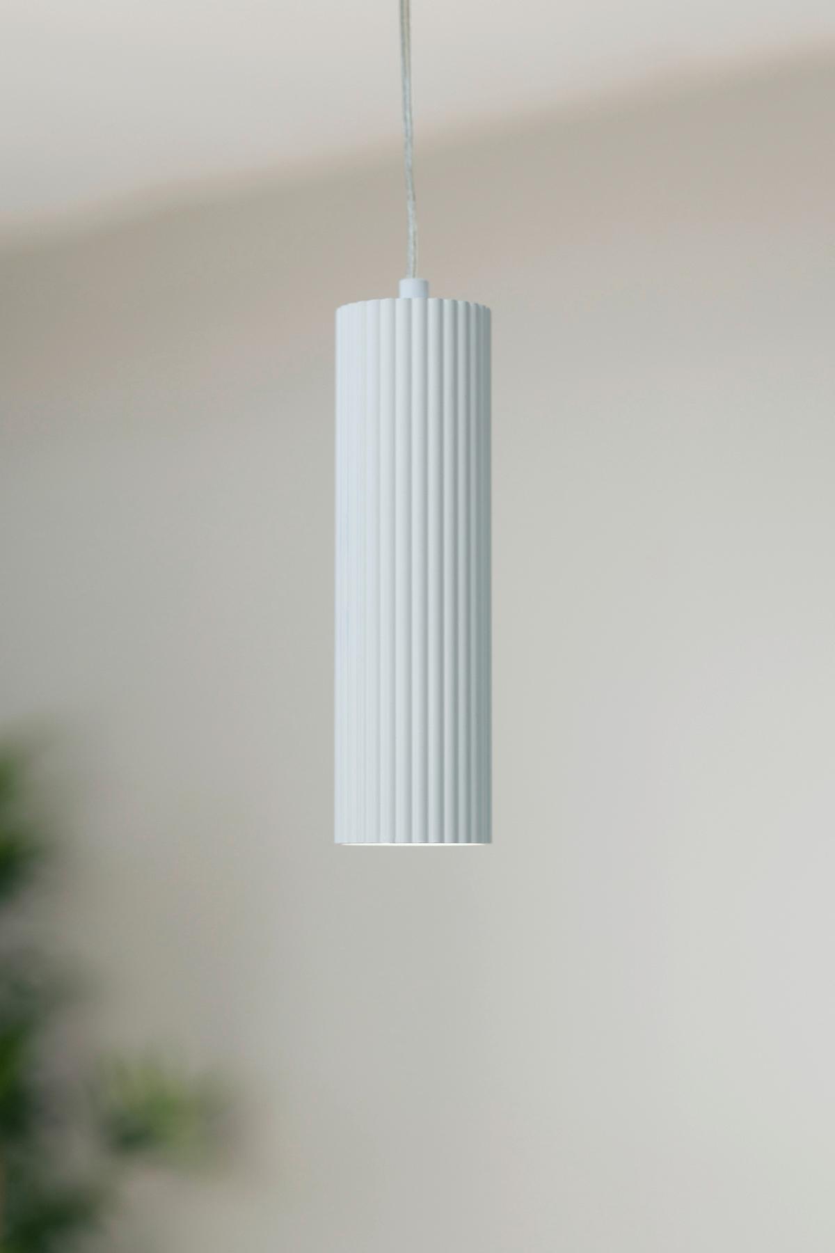 Hängeleuchte Costilla Pendant Weiß max. 7 Watt - Weiß, Basics, Metall (7/7/24cm) - Markslöjd