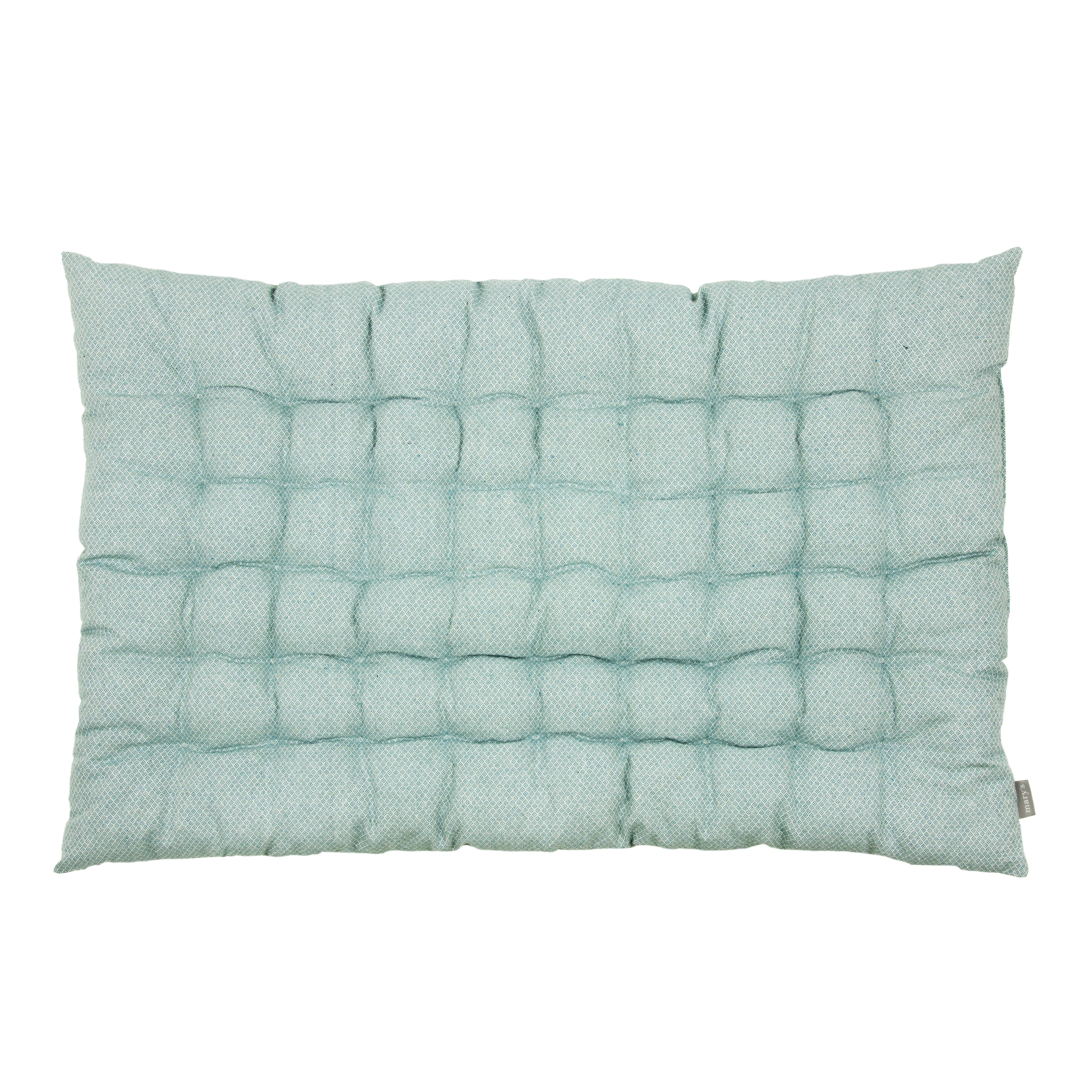 Boxkissen Dobby Türkis ca. 60x100cm - Türkis, Textil (60/100/7cm)