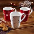Kaffeebecher Vivo 30 Ml - Rot/Weiß, KONVENTIONELL, Keramik - Vivo Kaffeebecher Vivo 30 Ml - Rot/Weiß, KONVENTIONELL, Keramik - Vivo