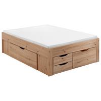 Staumraumbett Noah in Eiche Artisan ca. 140x200cm - Eiche Artisan, KONVENTIONELL, Holzwerkstoff (140/200cm) - Mömax