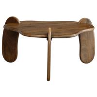 COUCHTISCH WL7.158 - Dunkelbraun, Design, Holz (78/78/39,5cm) - MID.YOU