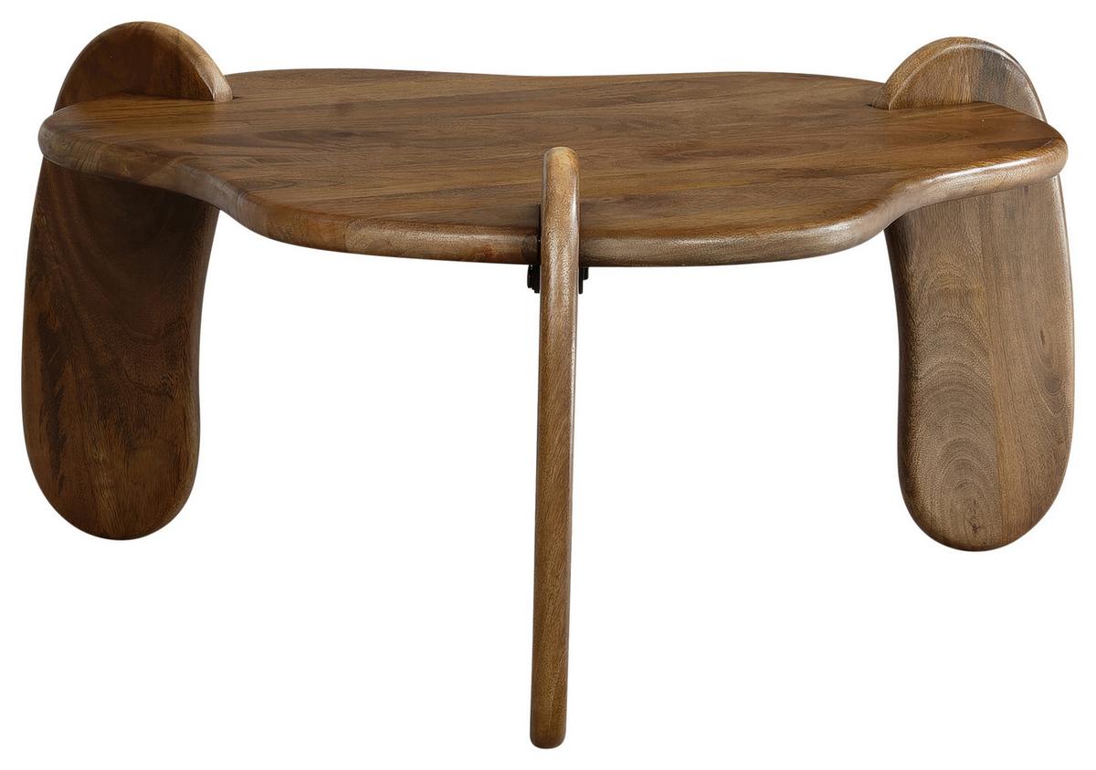 COUCHTISCH WL7.158 - Dunkelbraun, Design, Holz (78/78/39,5cm) - MID.YOU