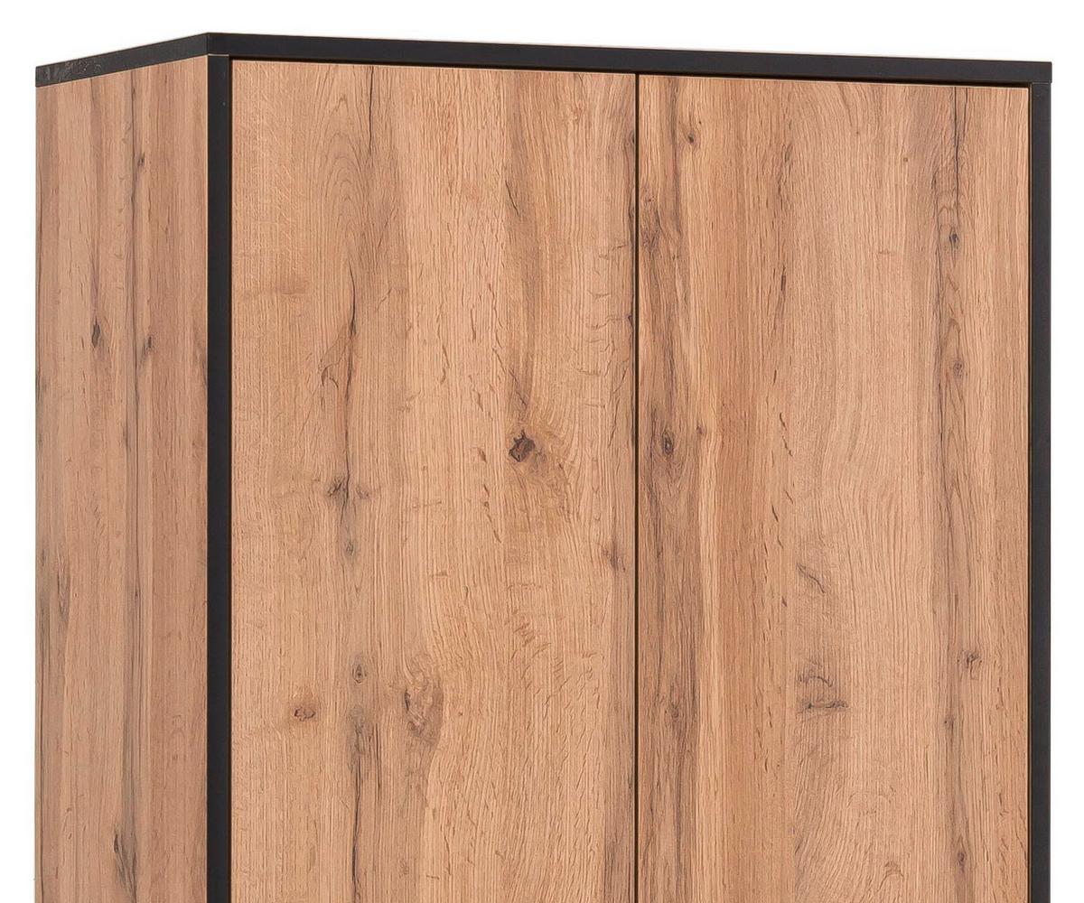 Aktenschrank Serie 2000 Eichefarbe - Eichefarben, KONVENTIONELL, Holzwerkstoff (65,2/194,2/39cm) - MID.YOU