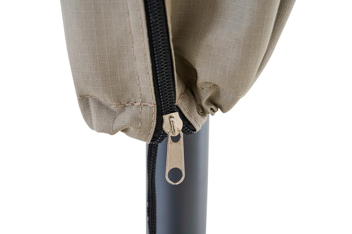 SCHIRMHÜLLE PLUS SONNENSCHIRM SCHUTZHÜLLE - Beige, MODERN, Kunststoff (40/215/30cm) - Siena Garden