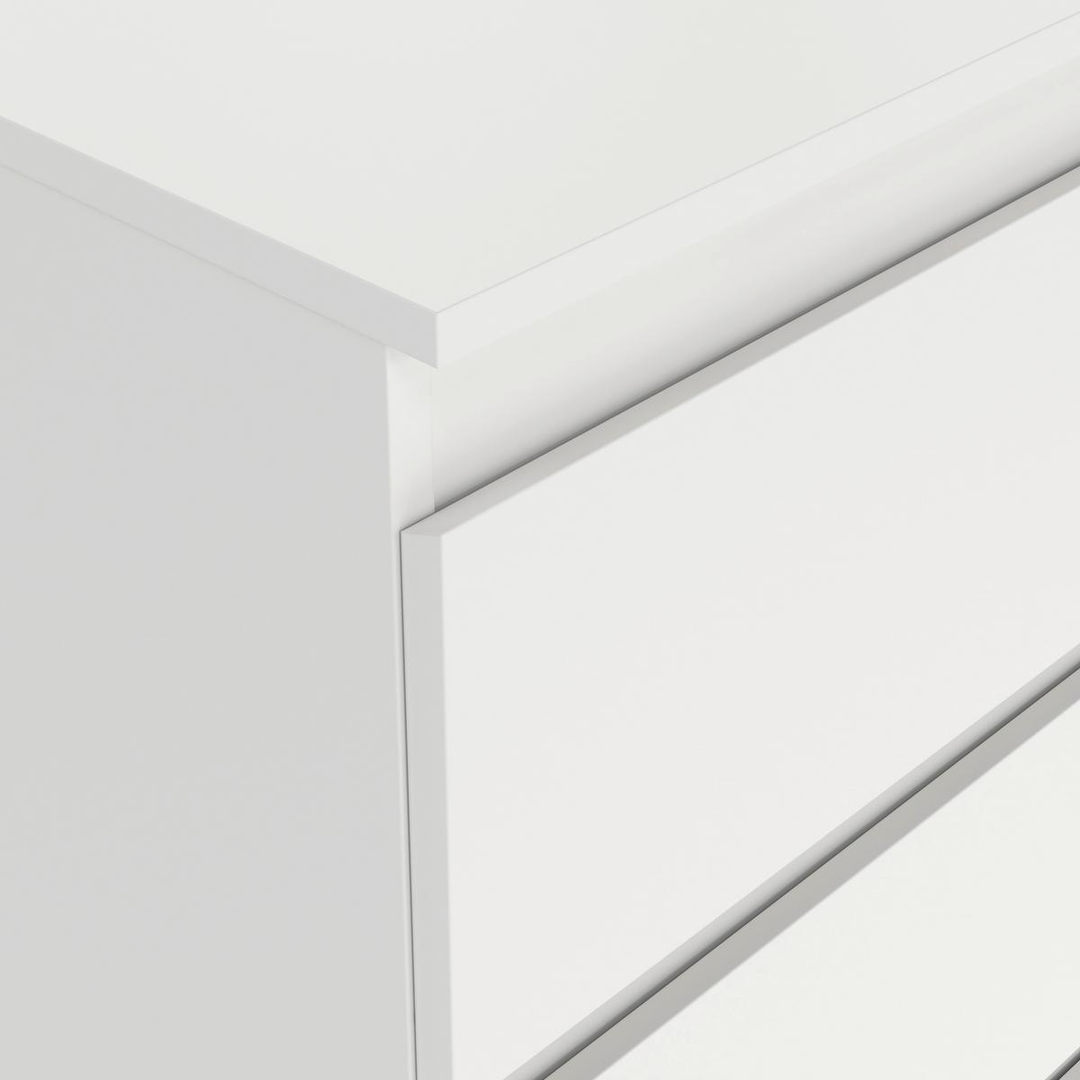 Kommode Mara 5 Weiß - Weiß, KONVENTIONELL, Holz (77/125/42cm) - Mömax