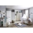 Kleiderschrank in Naturfarben - Silberfarben, KONVENTIONELL, Holzwerkstoff/Metall (135/193/55cm) - Premium Living Kleiderschrank in Naturfarben - Silberfarben, KONVENTIONELL, Holzwerkstoff/Metall (135/193/55cm) - Premium Living