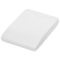 PRZEŚCIERADŁO Z GUMKĄ JERSEY FITTED SHEET - biały, Basics, tkanina (60-70/120-140cm) - Patinio