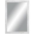 Wandspiegel Braun/Weiß 50x70cm - Braun/Weiß, MODERN, Glas/Holzwerkstoff (50/70cm) Wandspiegel Braun/Weiß 50x70cm - Braun/Weiß, MODERN, Glas/Holzwerkstoff (50/70cm)