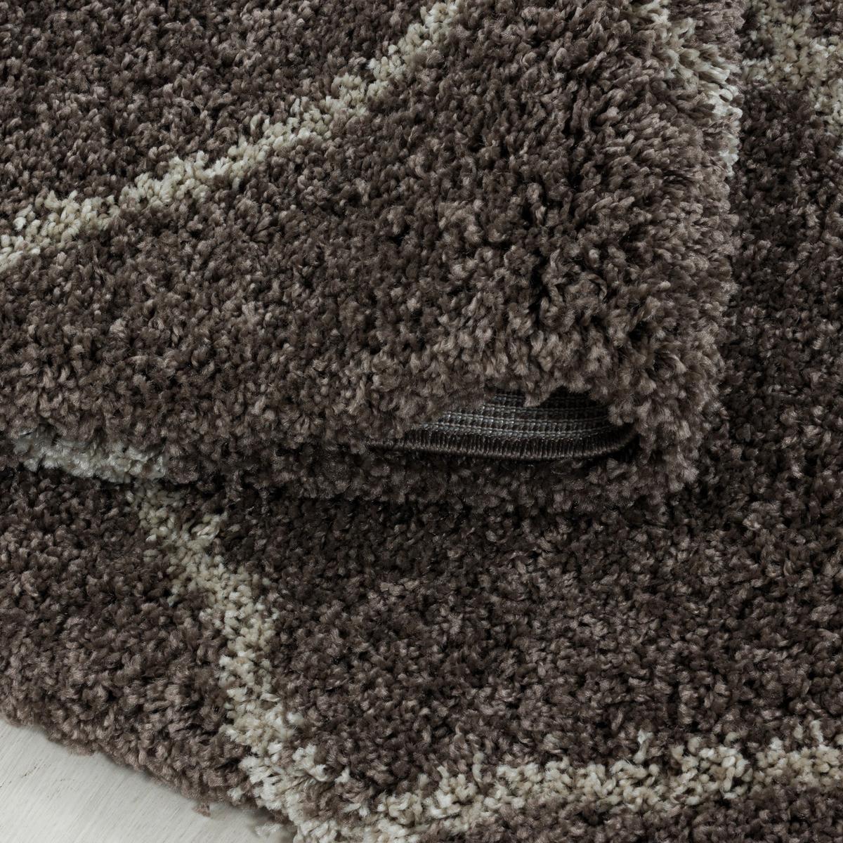 Hochflorteppich Alvor Taupe ca. 160x230cm - Taupe, Basics, Textil (160/230cm)