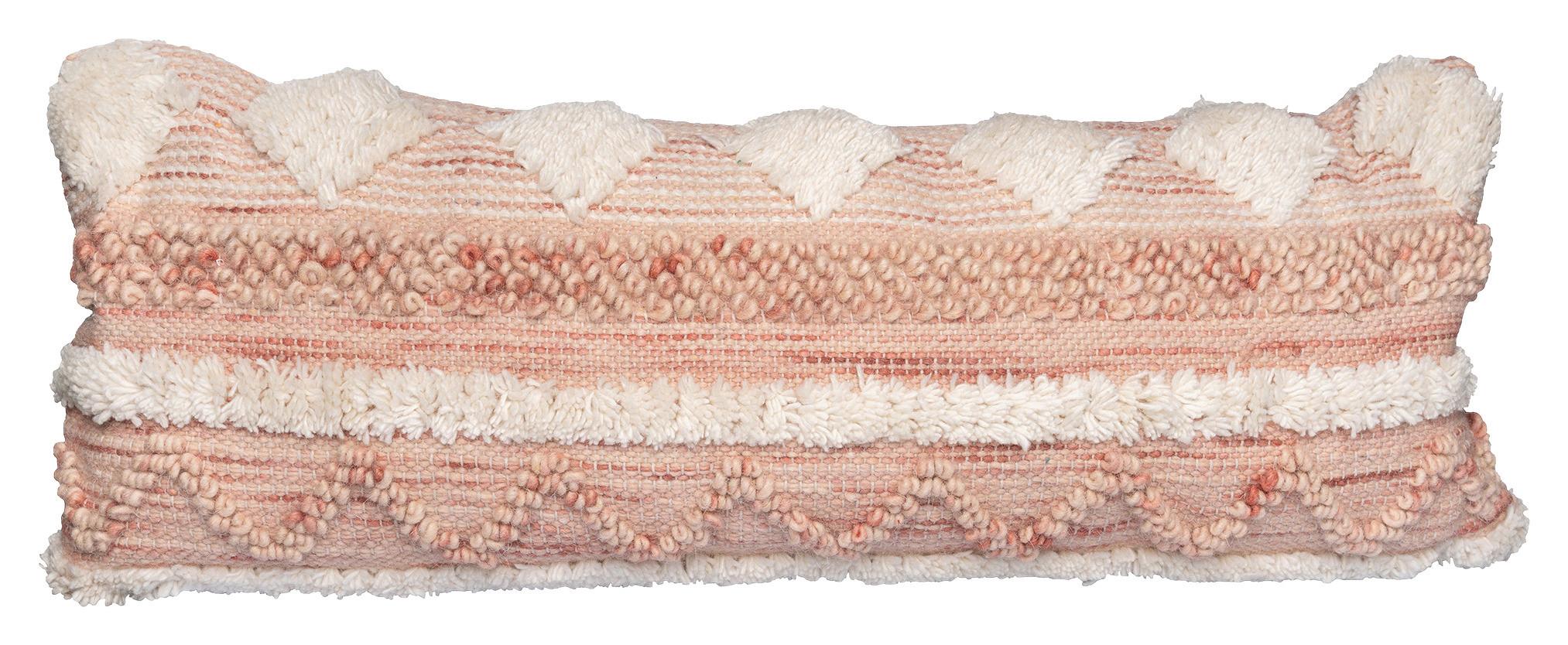 ZIERKISSEN BOHIST 225 - Creme/Rosa, Konventionell (95/35/15cm)