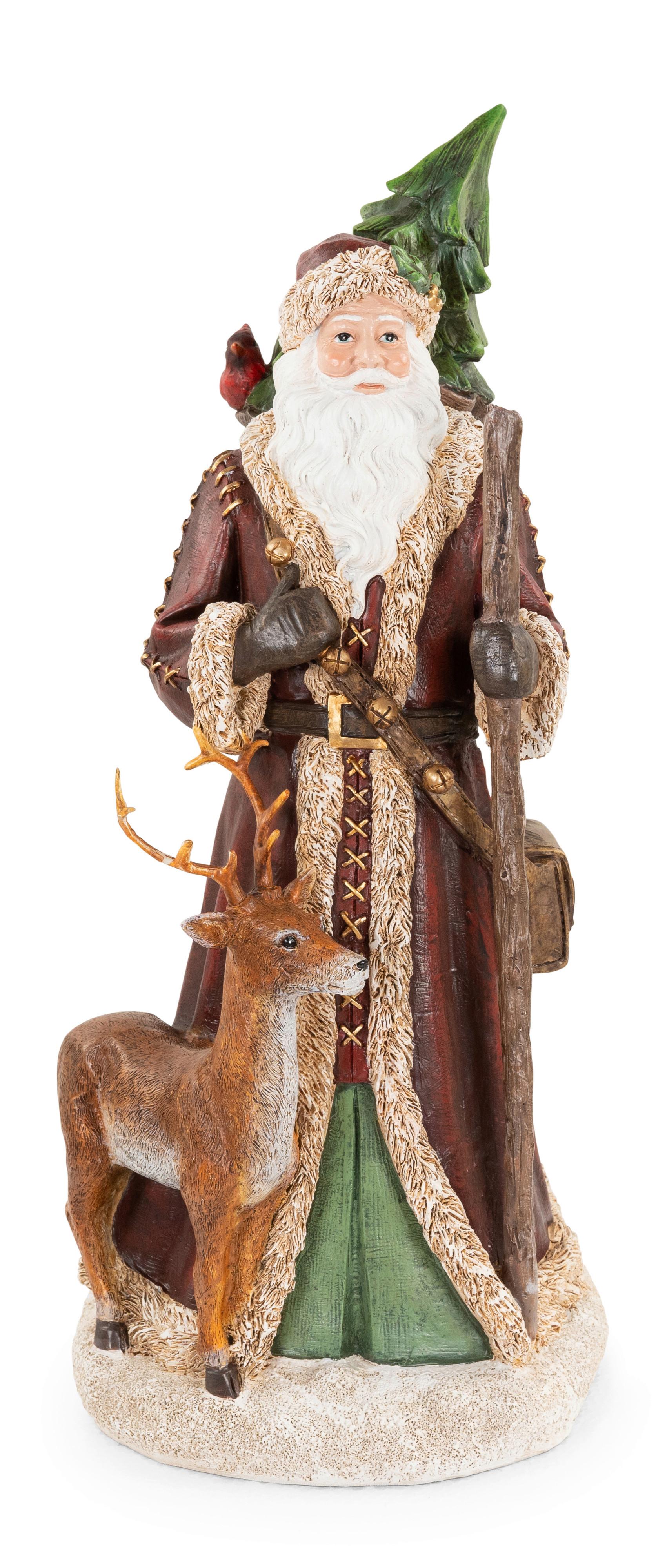 ŚWIĘTY MIKOŁAJ 14068.49 - czerwony, Basics, tworzywo sztuczne (19/18/40cm) - X-Mas