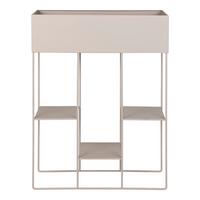 Übertopf Rabo Beige - Beige, Design, Metall (25/80/60cm)