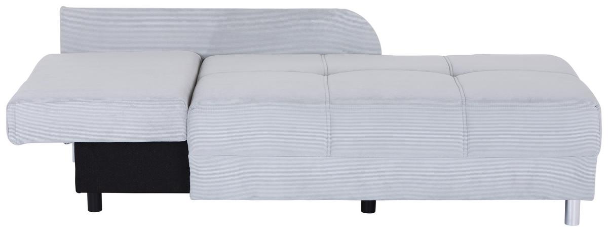 Fotelja Na Razvlačenje Nova - boja aluminijuma/svetlosiva, Osnovno, drvo/tekstil (82/66-82/145cm) - Mömax