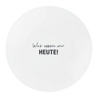 Suppenteller Graffiti Schwarz/Weiß Ø ca. 21cm - Schwarz/Weiß, MODERN, Keramik (21cm) - Mömax
