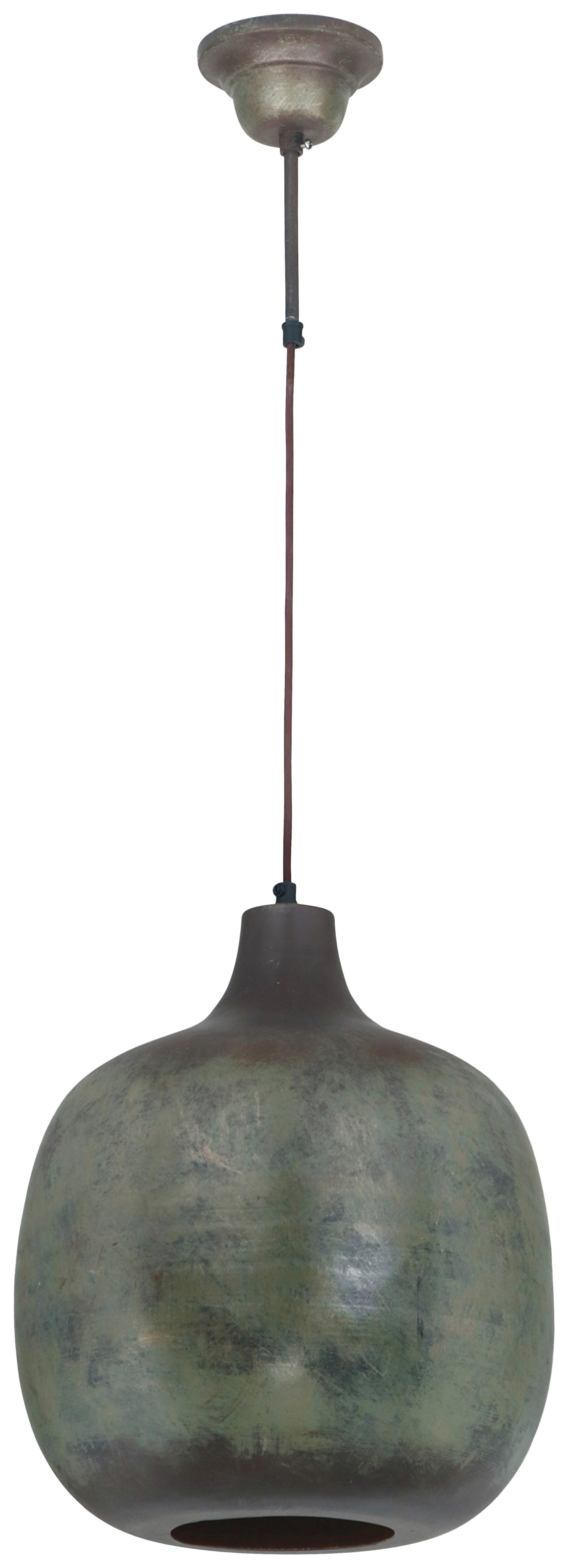 Hängeleuchte Mican 125 Dunkelbronze - Bronzefarben, Basics, Metall (34/34/38cm) - Kayoom