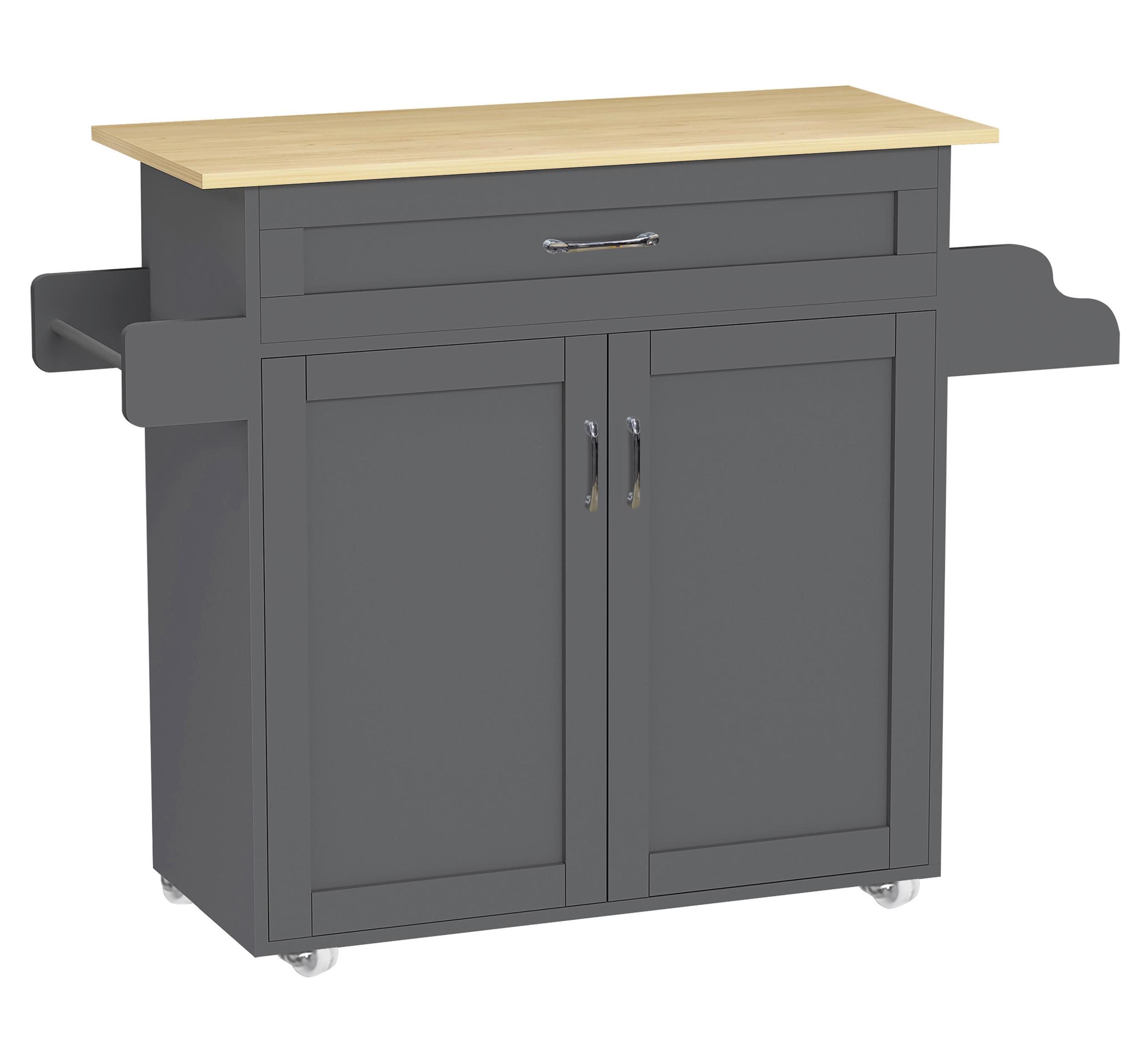 Servierwagen Pastano ca. 114x89 cm Anthr./Eiche - Honigeiche/Anthrazit, Basics, Holzwerkstoff/Kunststoff (114/89/39cm) - MID.YOU