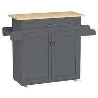 Servierwagen Pastano ca. 114x89 cm Anthr./Eiche - Honigeiche/Anthrazit, Basics, Holzwerkstoff/Kunststoff (114/89/39cm) - MID.YOU