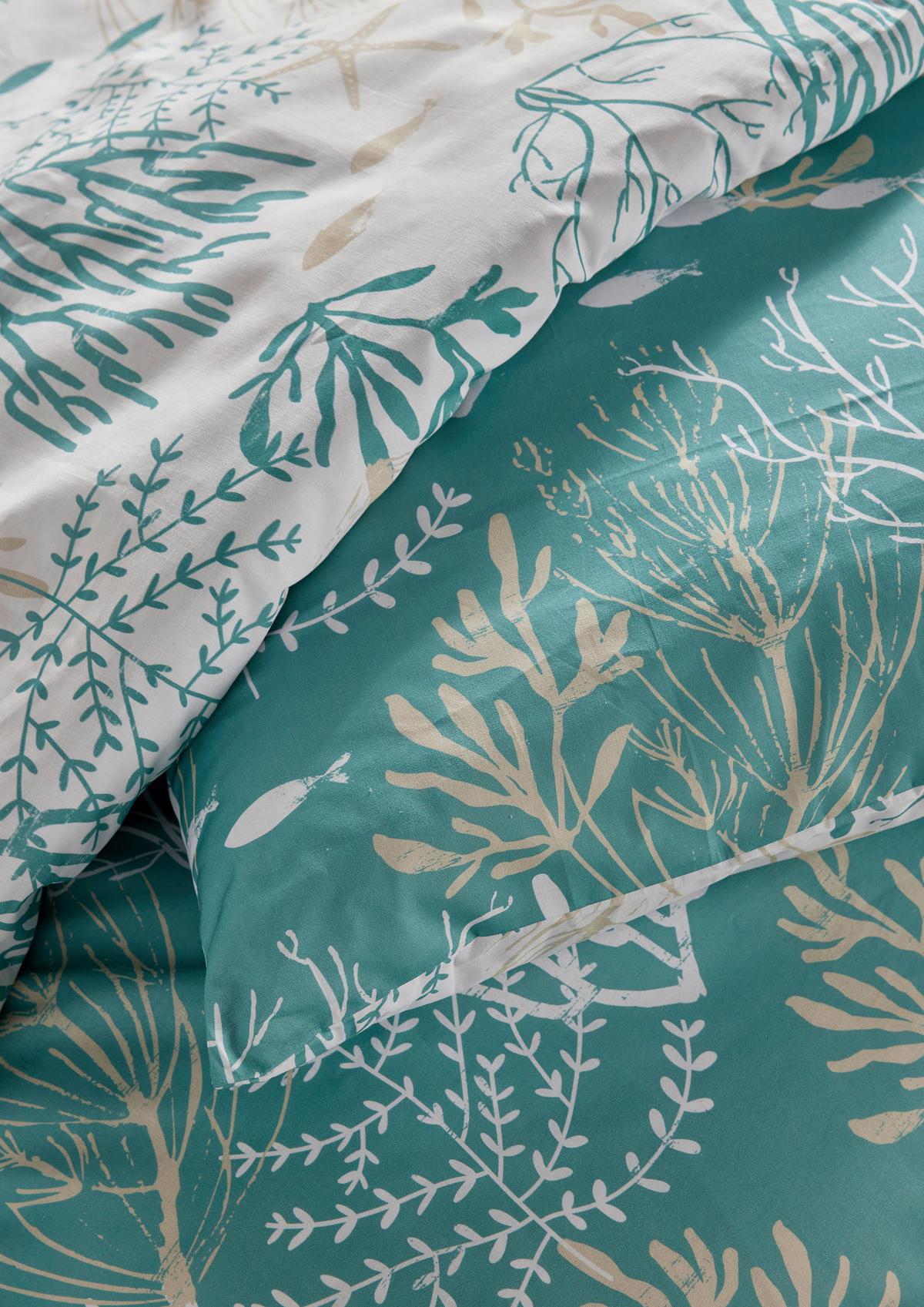 Posteljnina Sunshine - metino zelena, Moderno, tekstil (140/200cm)
