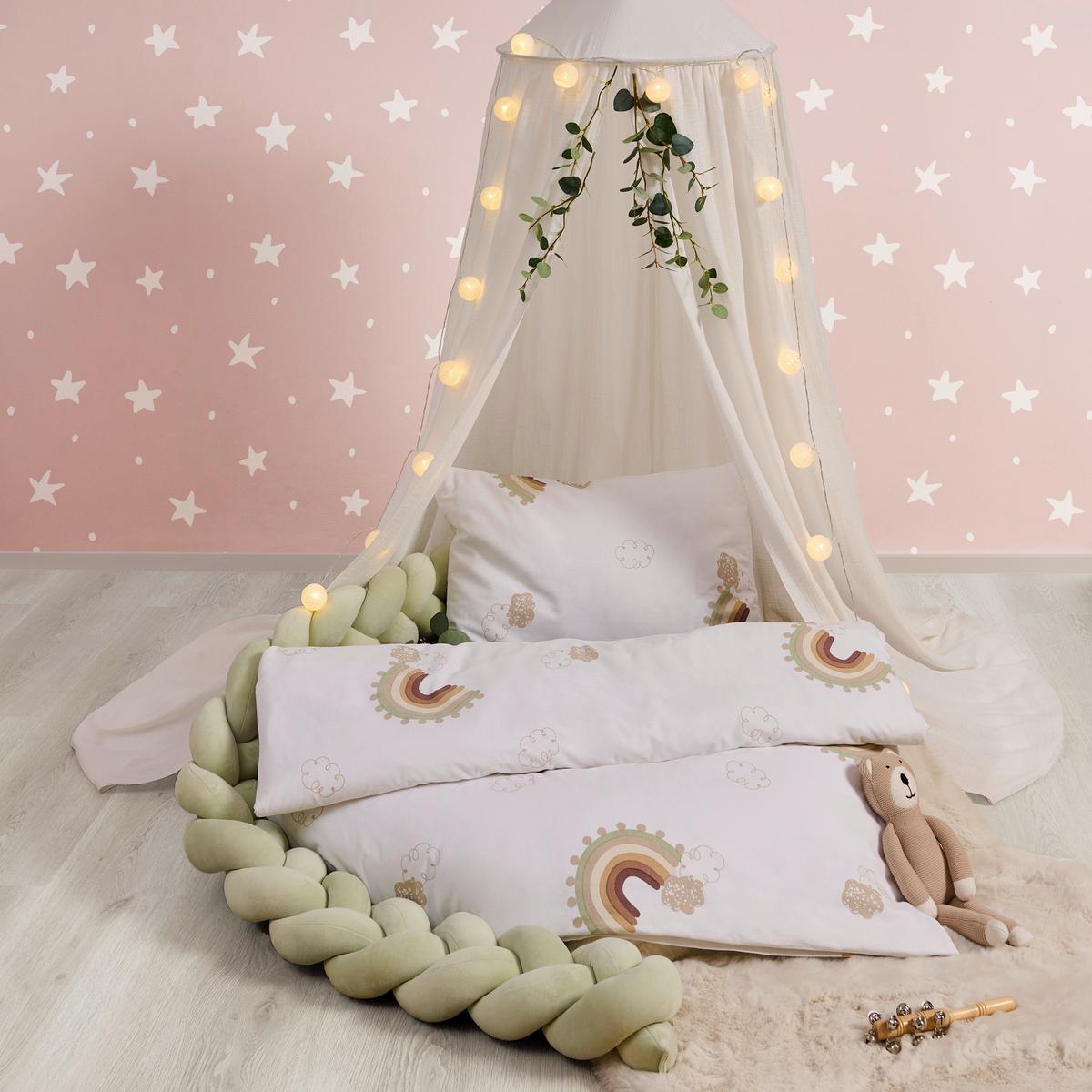 POŚCIEL NIEMOWLĘCA RAINBOW2 - różnokolorowy, Basics, tkanina (100/135cm) - My Baby Lou