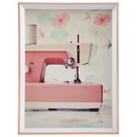 Bilderrahmen Mara Rosa - Rosa, Kunststoff (15/20cm) - Mömax