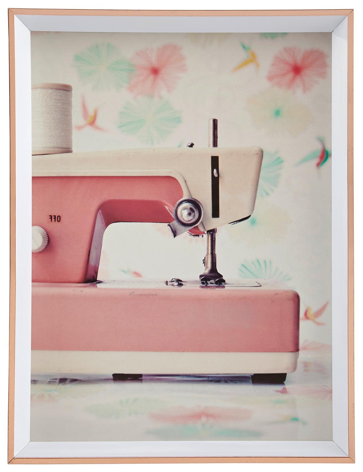 Bilderrahmen Mara Rosa - Rosa, Kunststoff (15/20cm) - Mömax