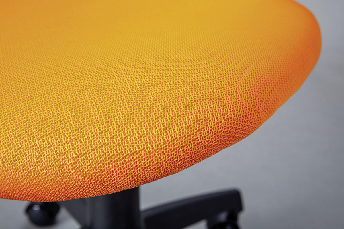Jugenddrehstuh Jessi Orange - Schwarz/Orange, Basics, Kunststoff/Textil (52/94(103)/56cm) - MID.YOU