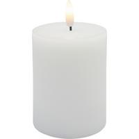 LED-Kerze Fair Weiß max. 0,06 Watt - Weiß, Naturmaterialien/Kunststoff (7,5/10cm) - Mömax